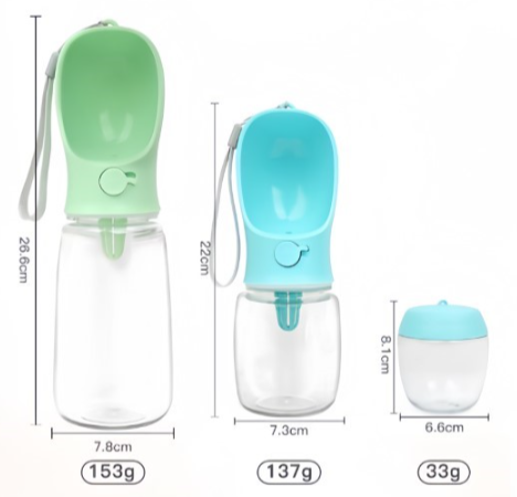 Pet Water Bottle With Food Storage