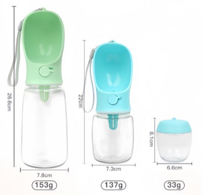 Pet Water Bottle With Food Storage